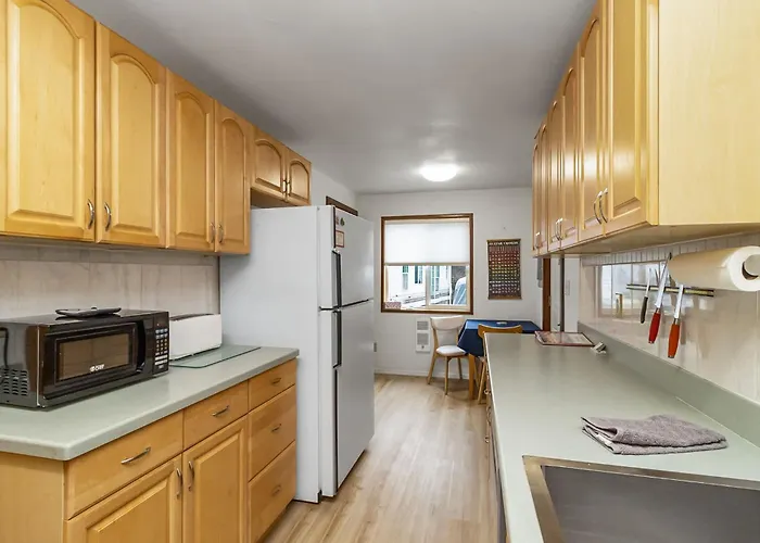 Apartment #2 With Large Kitchen Across The Street From The Beach
